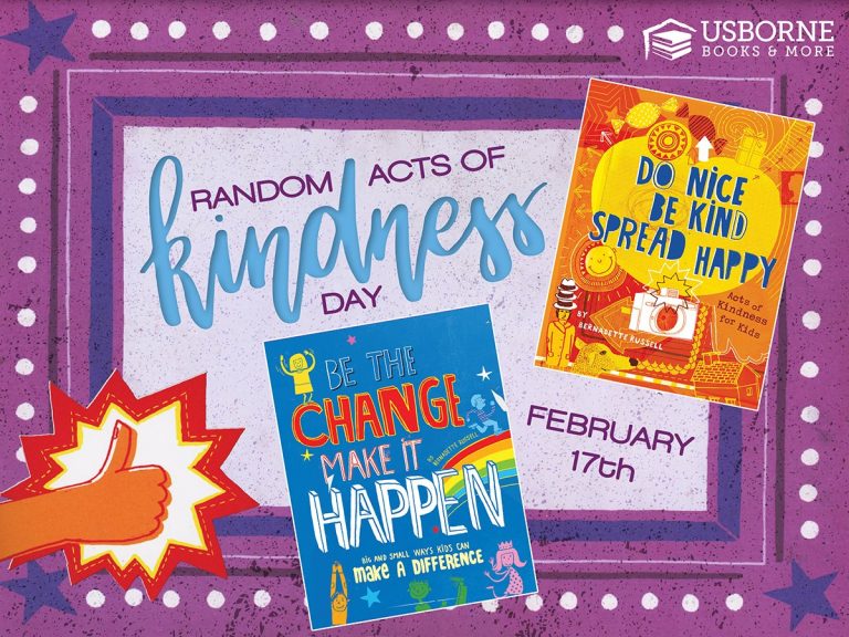 Happy Random Acts of Kindness Day! - Farmyard Books | Usborne Books & More Independent Consultant