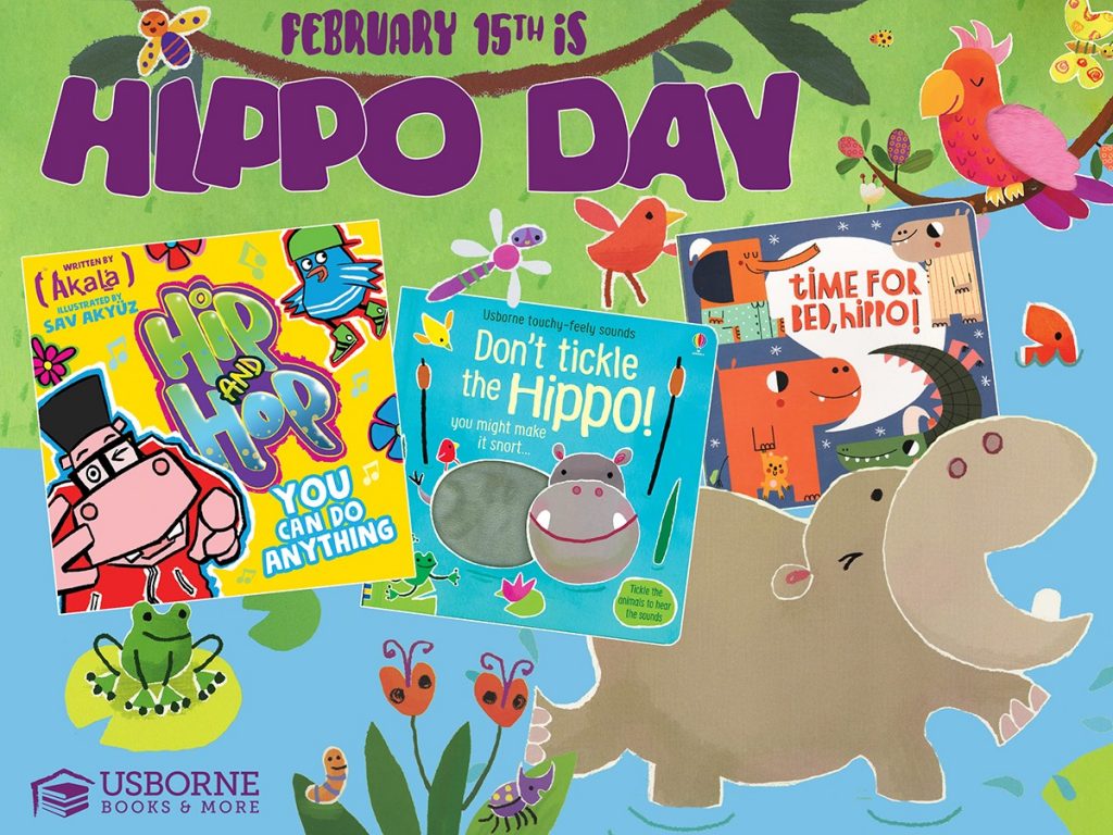 Happy Hippo Day! Farmyard Books Usborne Books & More Independent