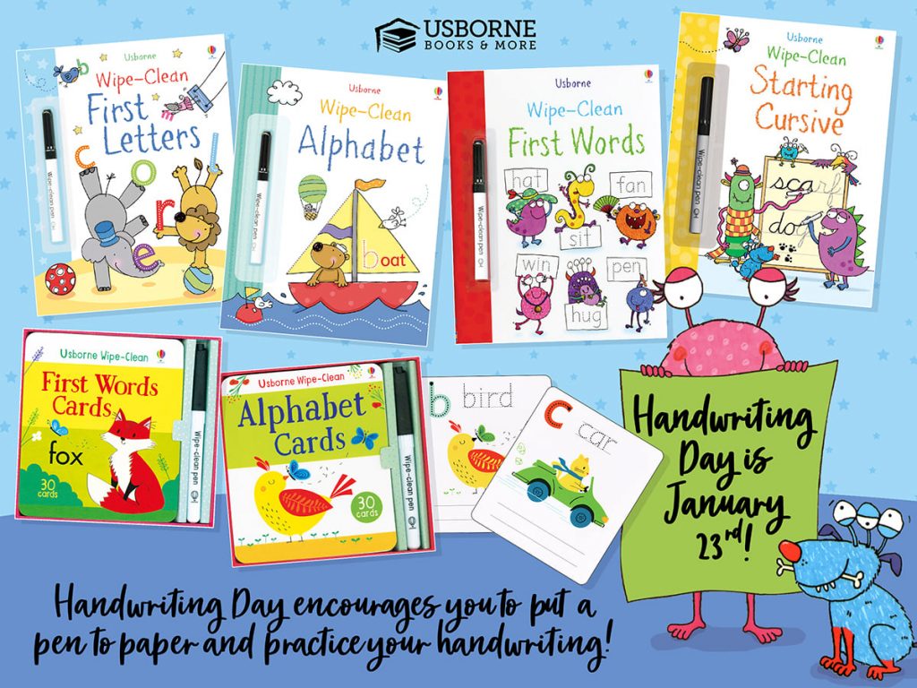 Handwriting Day is January 23.