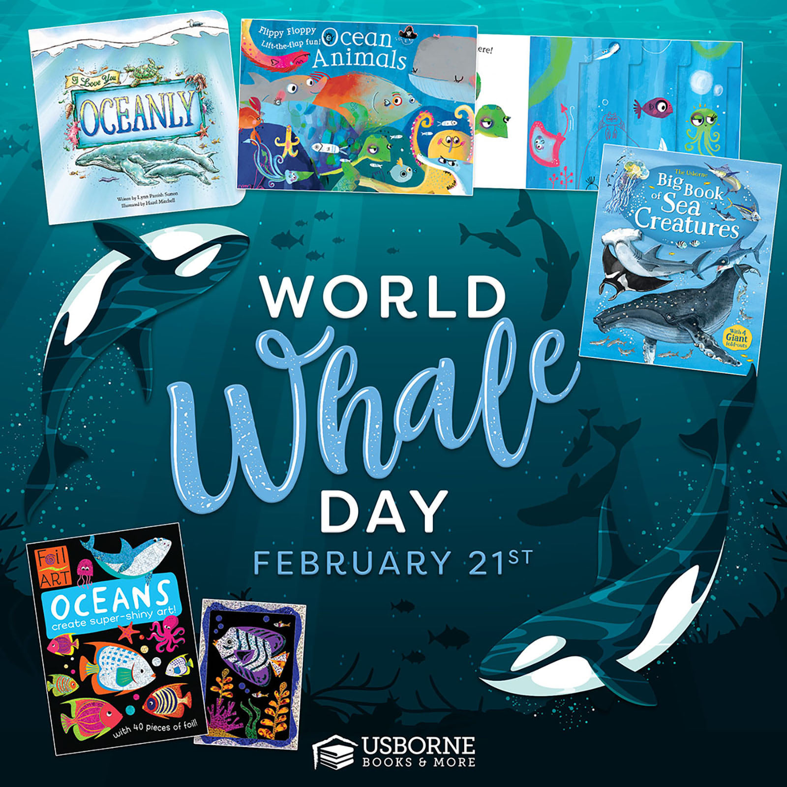 Happy World Whale Day! Farmyard Books Usborne Books & More