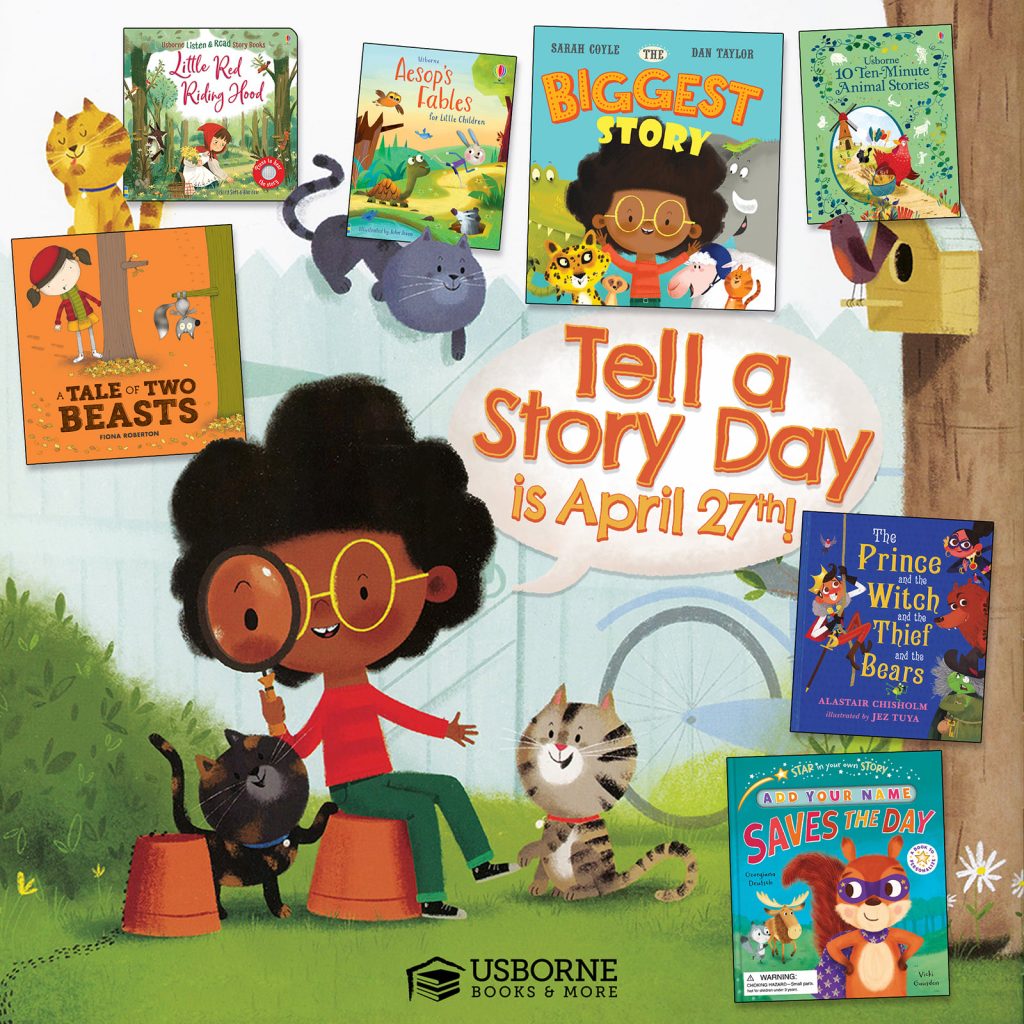 Happy Tell A Story Day! Farmyard Books Usborne Books & More