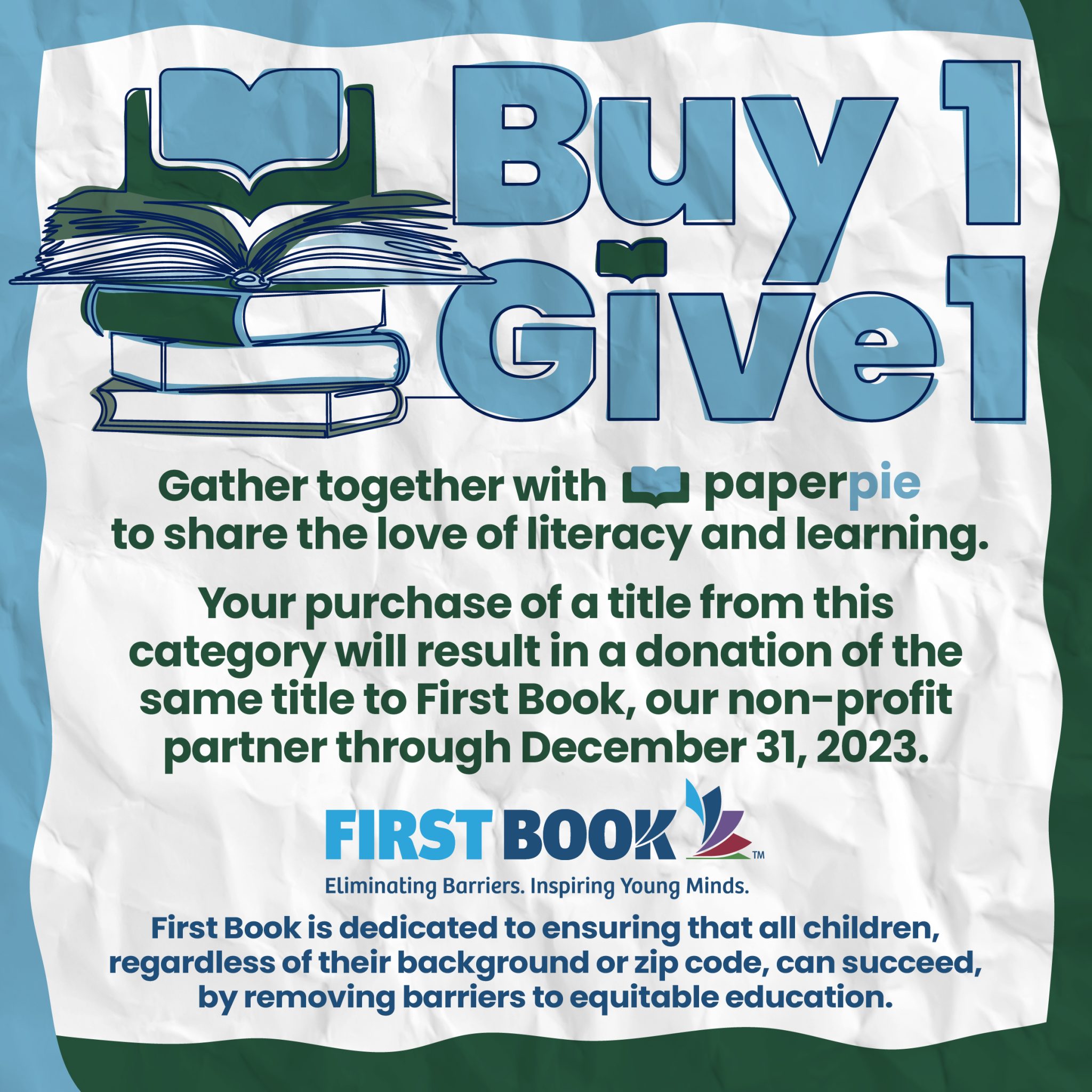 Buy 1, GIVE 1 - Farmyard Books | Brand Partner with PaperPie