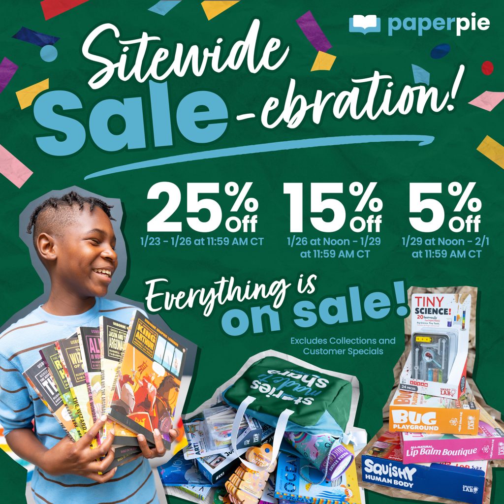 PaperPie Sitewide Sale-ebration