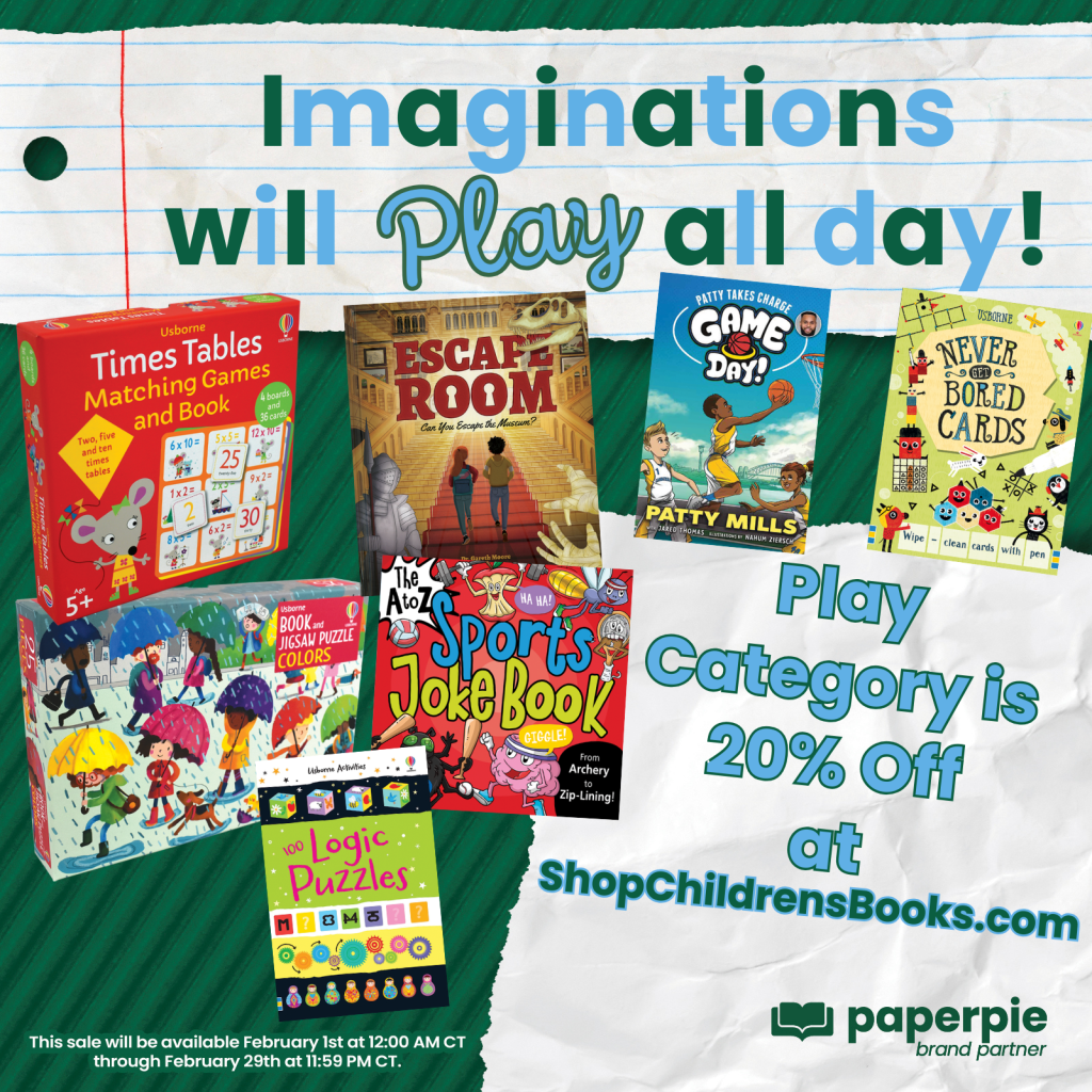 Play Category is 20% off at ShopChildrensBooks.com