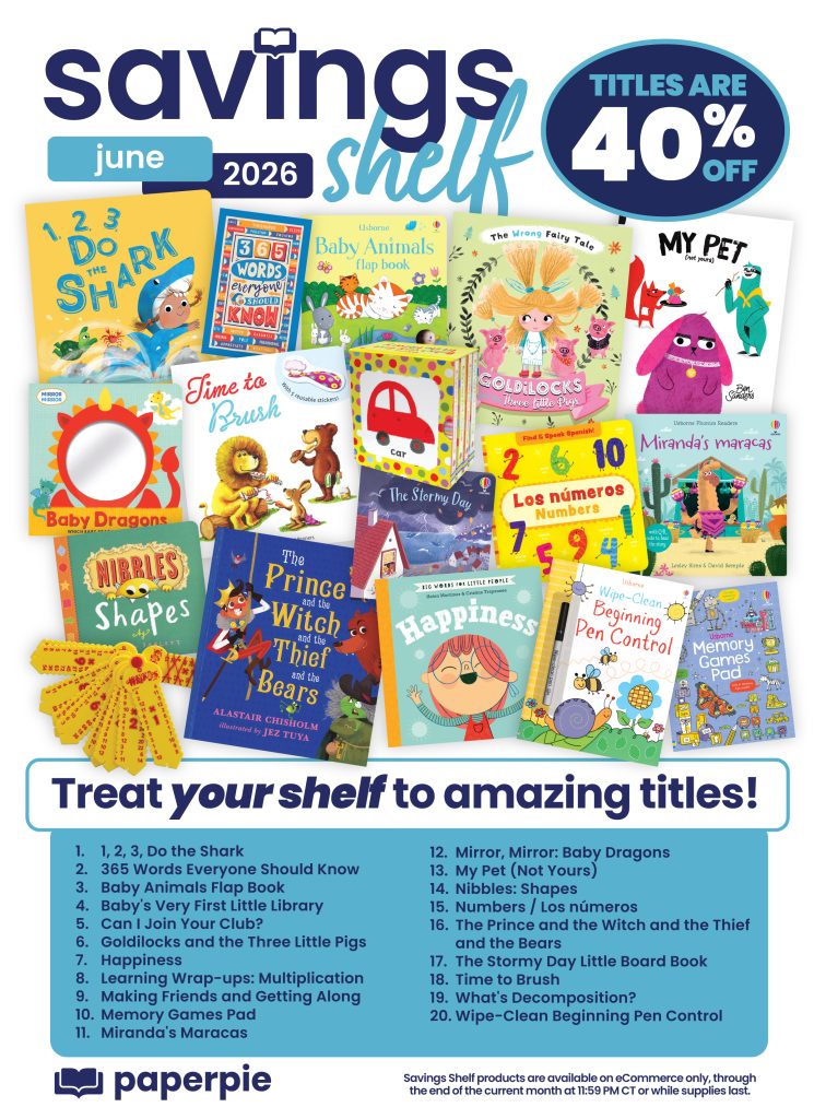 PaperPie Savings Shelf June