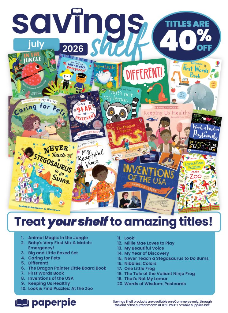 PaperPie July 2026 Savings Shelf