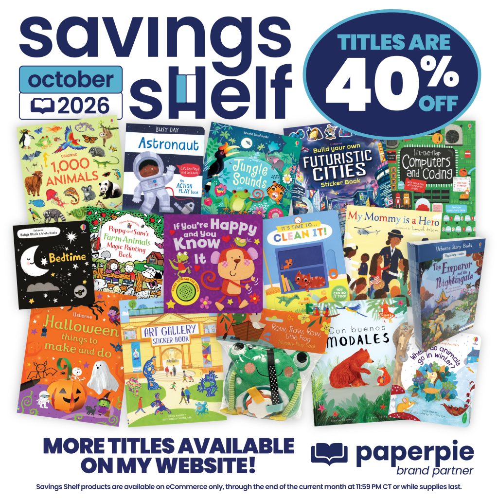 PaperPie October 2026 Savings Shelf